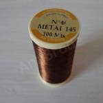 Metallic Thread Fil Au Chinois 40 Brown 145